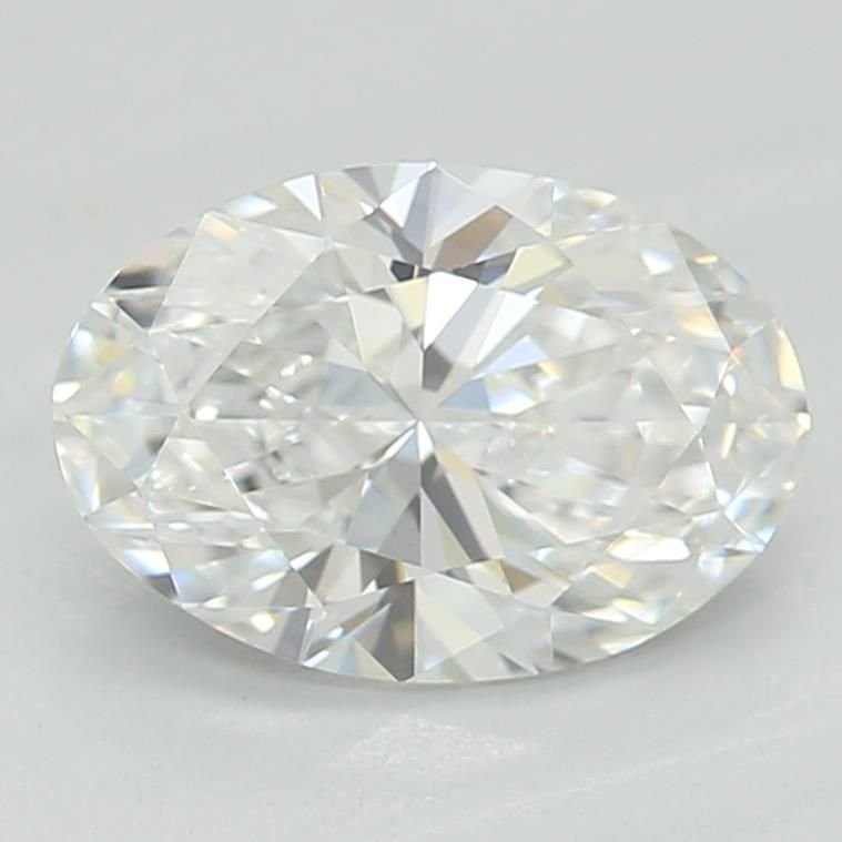 0.76ct D VVS2 Rare Carat Ideal Cut Oval Lab Grown Diamond