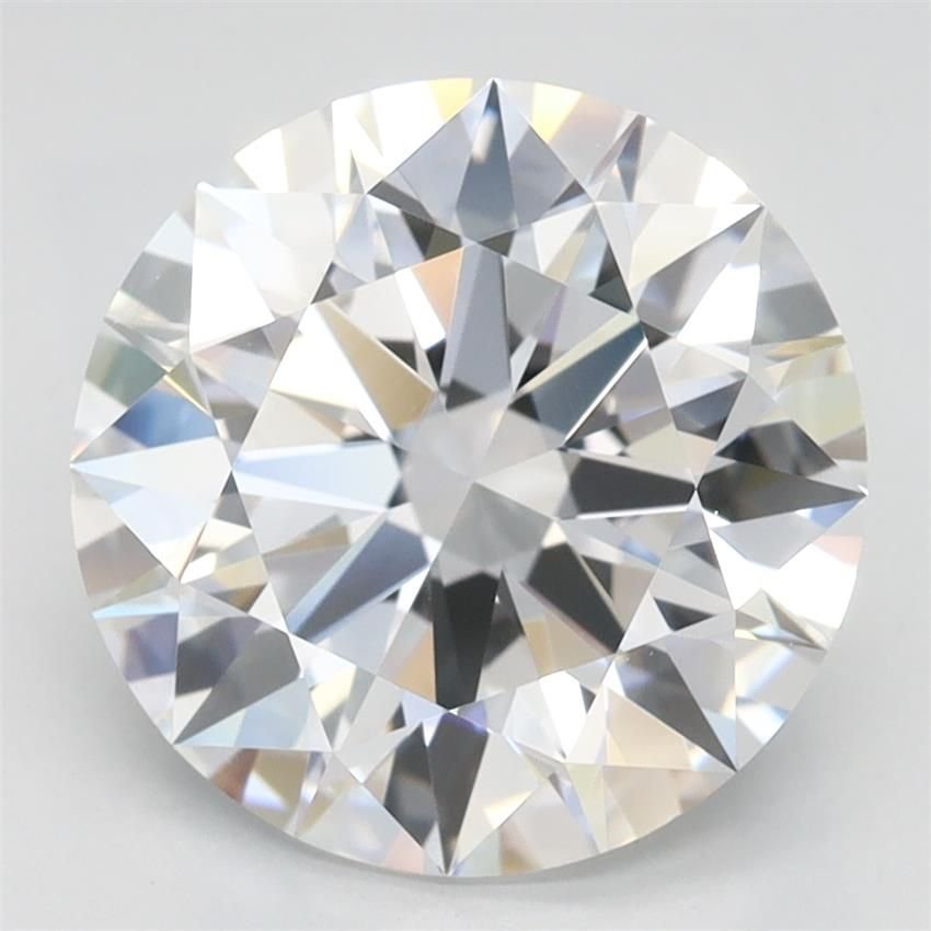 3.06ct D VVS1 Rare Carat Ideal Cut Round Lab Grown Diamond