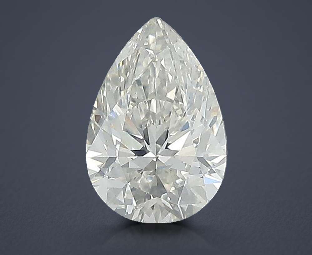 0.90 Carat Pear Natural Diamond