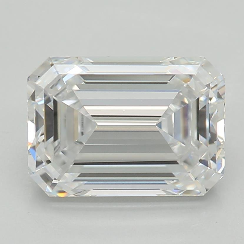 1.32ct D SI1 Very Good Cut Emerald Lab Grown Diamond