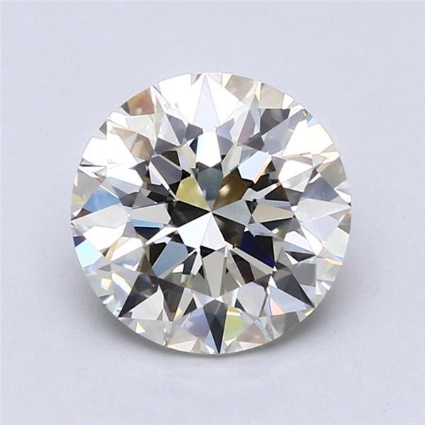 2.58ct J VVS2 Rare Carat Ideal Cut Round Diamond