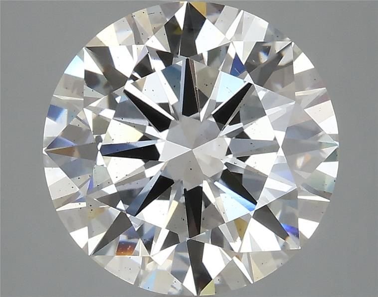 4.66ct F SI1 Excellent Cut Round Lab Grown Diamond