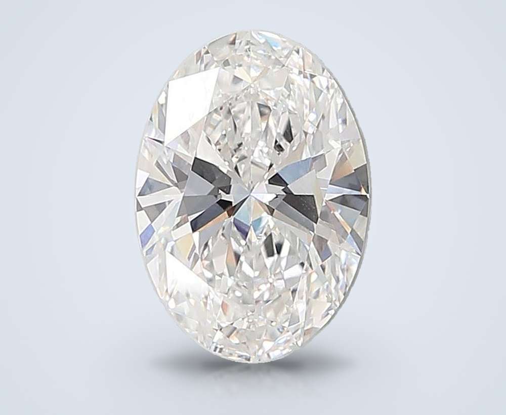 7.57 Carat Oval Lab Diamond