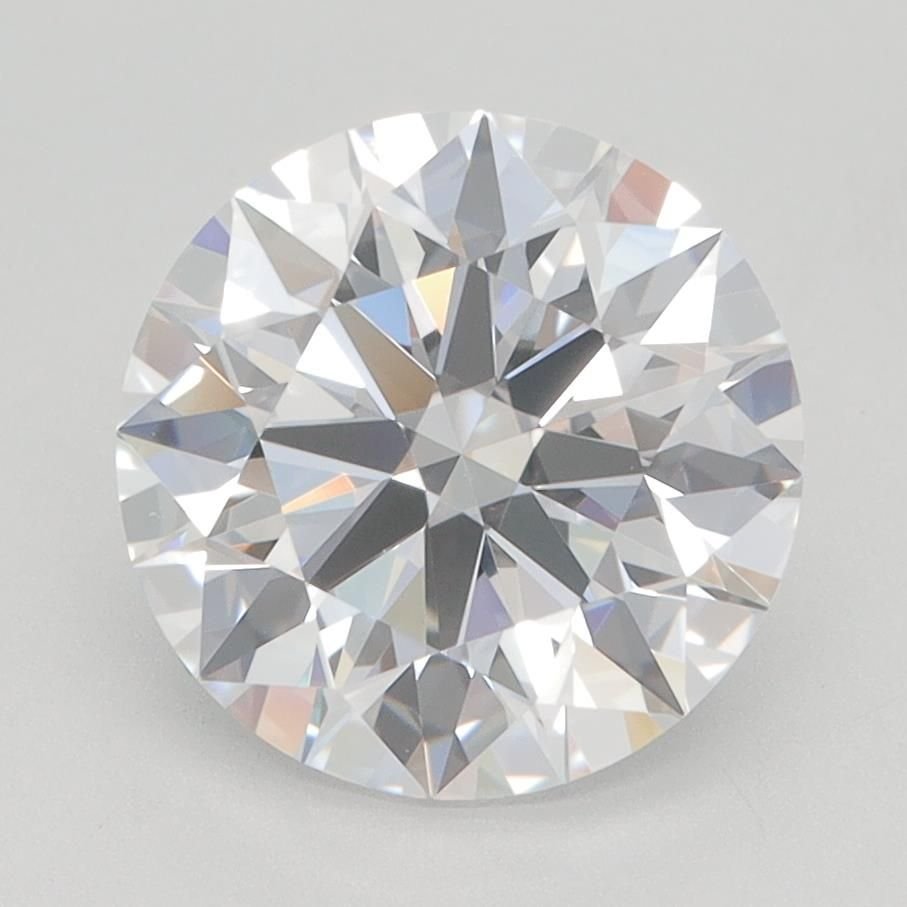 2.86ct D VS1 Rare Carat Ideal Cut Round Lab Grown Diamond