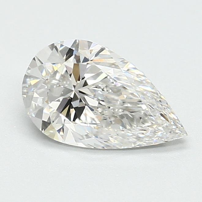 0.96ct E VVS2 Rare Carat Ideal Cut Pear Lab Grown Diamond