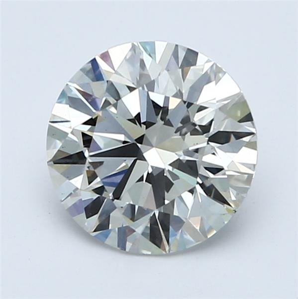 3.06ct F VS2 Rare Carat Ideal Cut Round Lab Grown Diamond