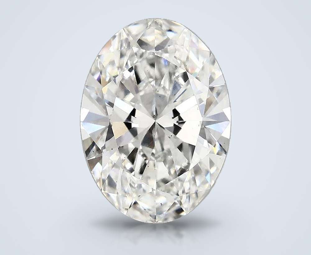 3.81 Carat Oval Lab Diamond