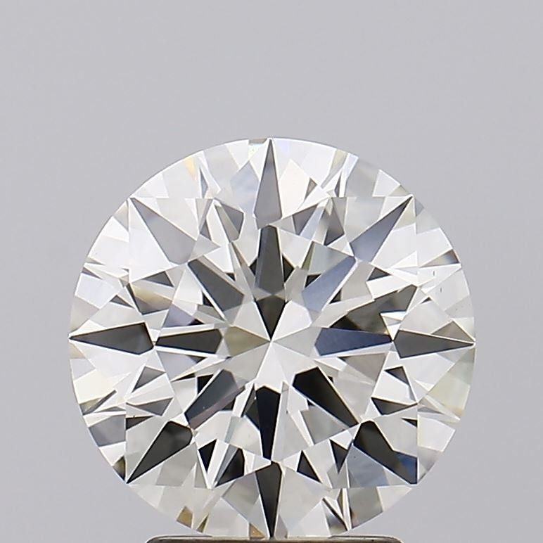 3.09ct J VS1 Rare Carat Ideal Cut Round Lab Grown Diamond