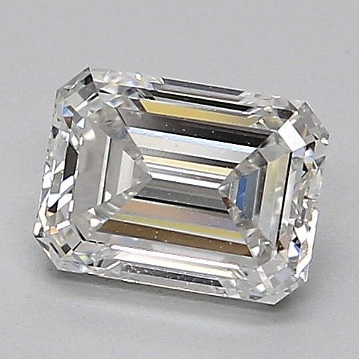 1.00ct F VS2 Rare Carat Ideal Cut Emerald Diamond