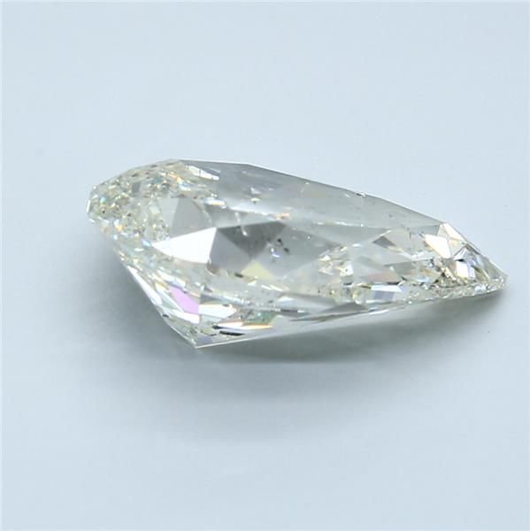 5.02ct K SI2 Rare Carat Ideal Cut Pear Diamond