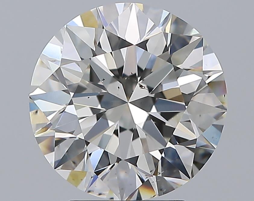 3.82ct H SI1 Rare Carat Ideal Cut Round Diamond