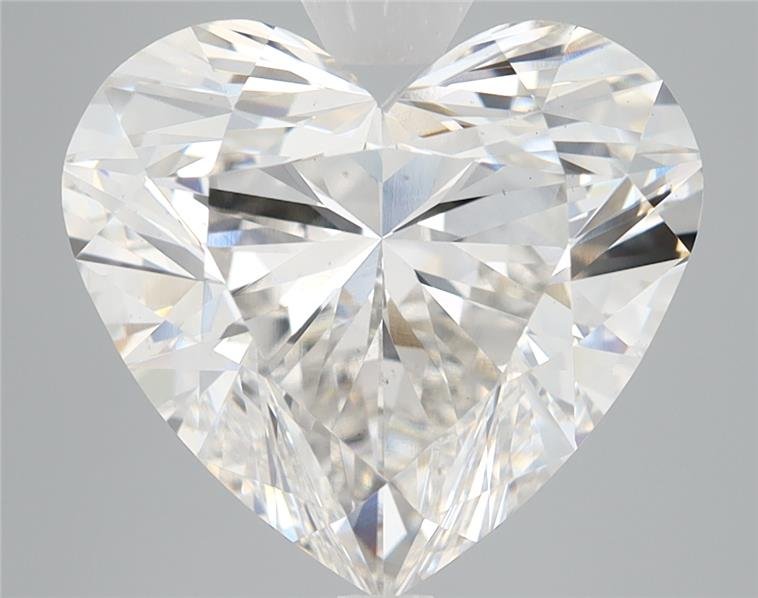 6.43ct F VS1 Rare Carat Ideal Cut Heart Lab Grown Diamond