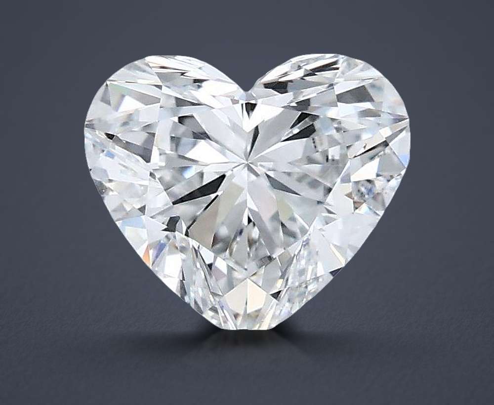 1.00 Carat Heart Lab Diamond