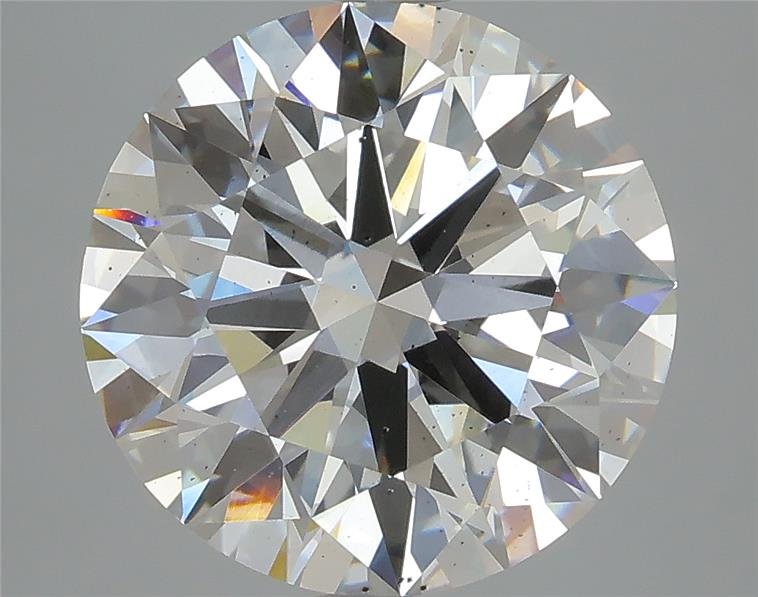 5.26ct G SI1 Rare Carat Ideal Cut Round Lab Grown Diamond