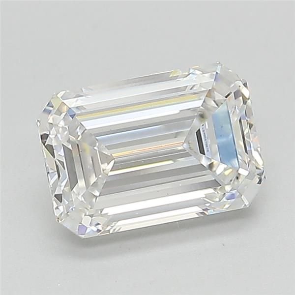 1.60ct D VS2 Rare Carat Ideal Cut Emerald Lab Grown Diamond