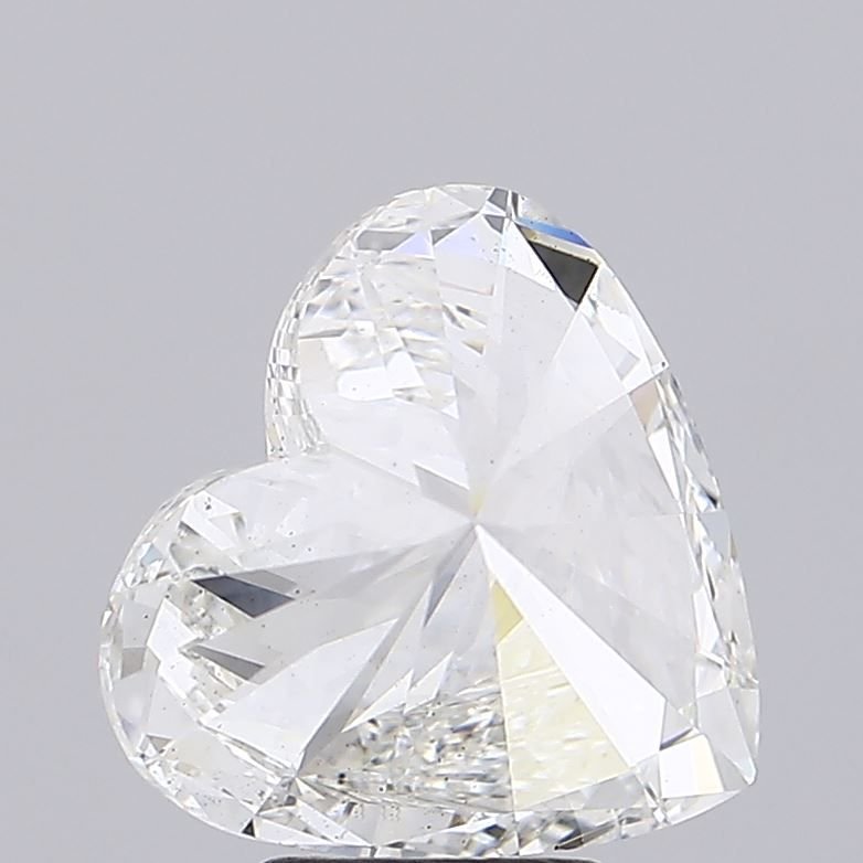 5.04ct F VS2 Rare Carat Ideal Cut Heart Lab Grown Diamond