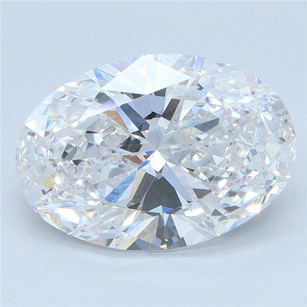 2.01ct E VS2 Rare Carat Ideal Cut Oval Lab Grown Diamond