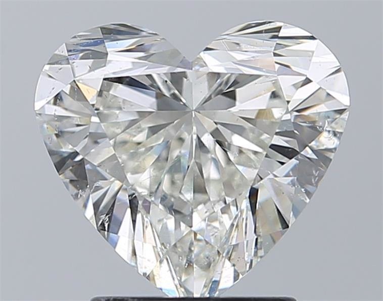 2.20ct I SI2 Rare Carat Ideal Cut Heart Diamond