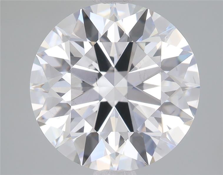 2.55ct D SI1 Rare Carat Ideal Cut Round Lab Grown Diamond