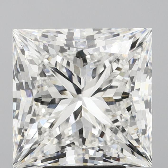 5.65ct F VS1 Rare Carat Ideal Cut Princess Lab Grown Diamond