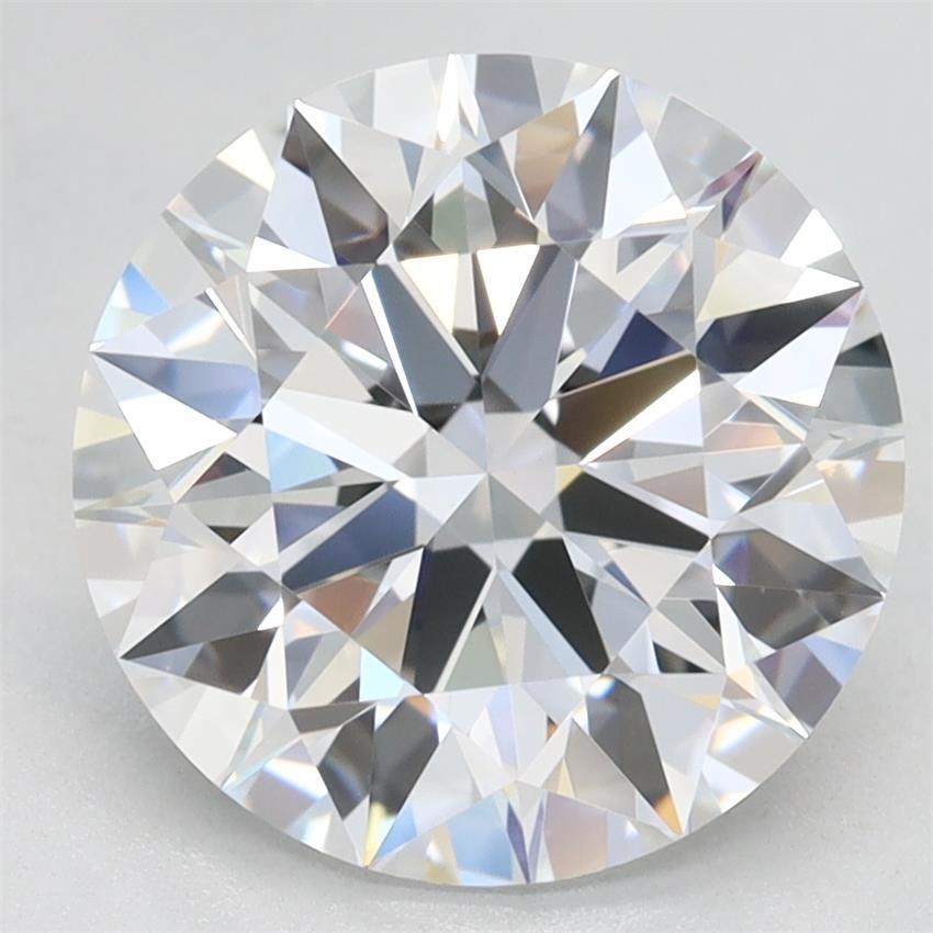 3.20ct D VVS2 Rare Carat Ideal Cut Round Lab Grown Diamond