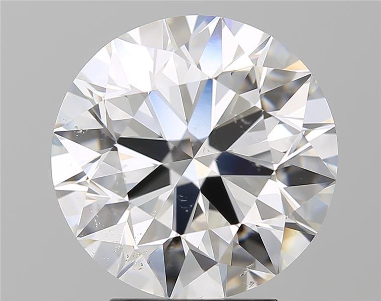 4.07ct F SI2 Excellent Cut Round Diamond