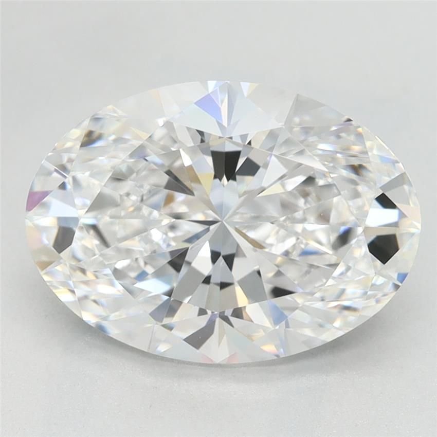 3.15ct D VVS2 Very Good Cut Oval Lab Grown Diamond