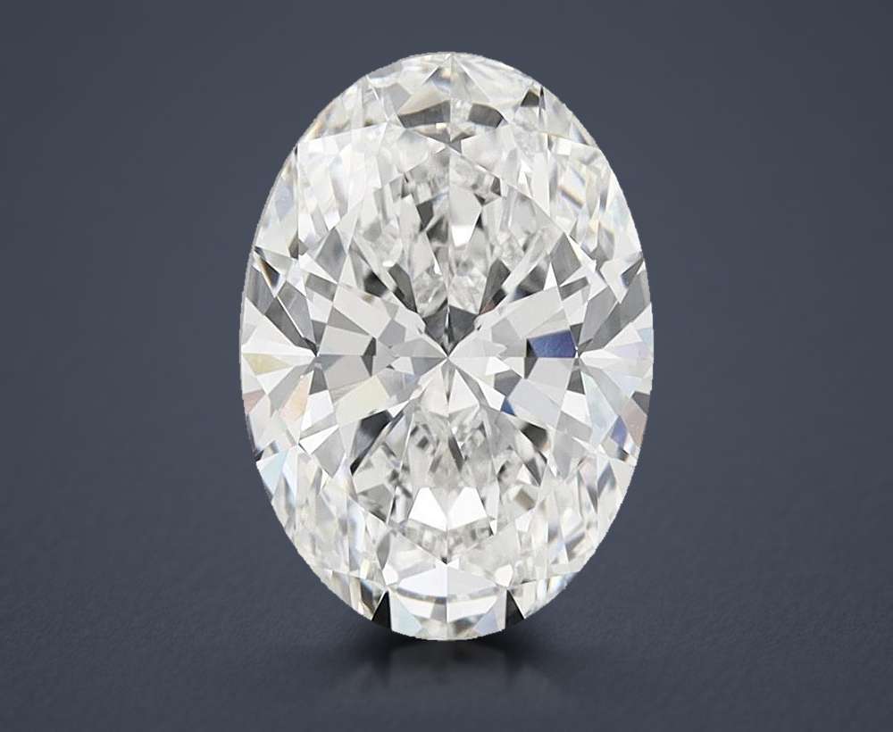 6.52 Carat Oval Lab Diamond