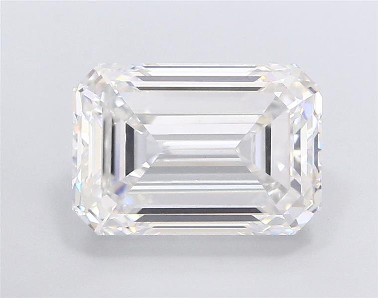 6.93ct E VS1 Rare Carat Ideal Cut Emerald Lab Grown Diamond