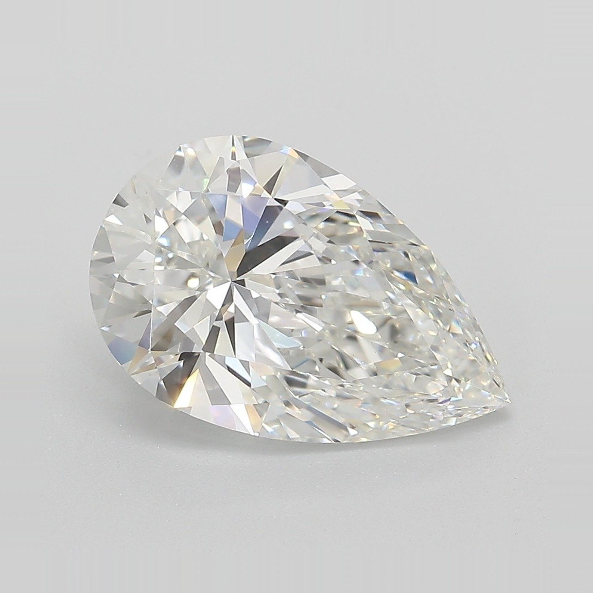 4.05 Carat Pear Lab Diamond