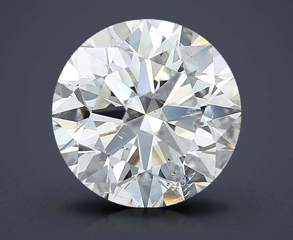 3.00 Carat Round Natural Diamond