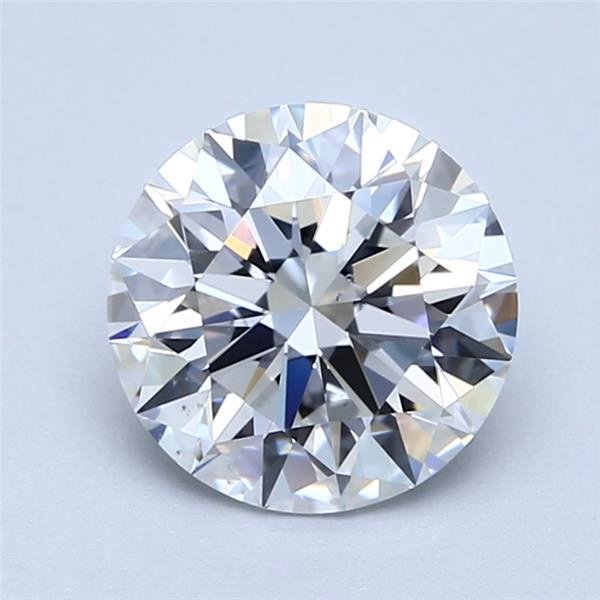 1.91ct E VS2 Rare Carat Ideal Cut Round Diamond