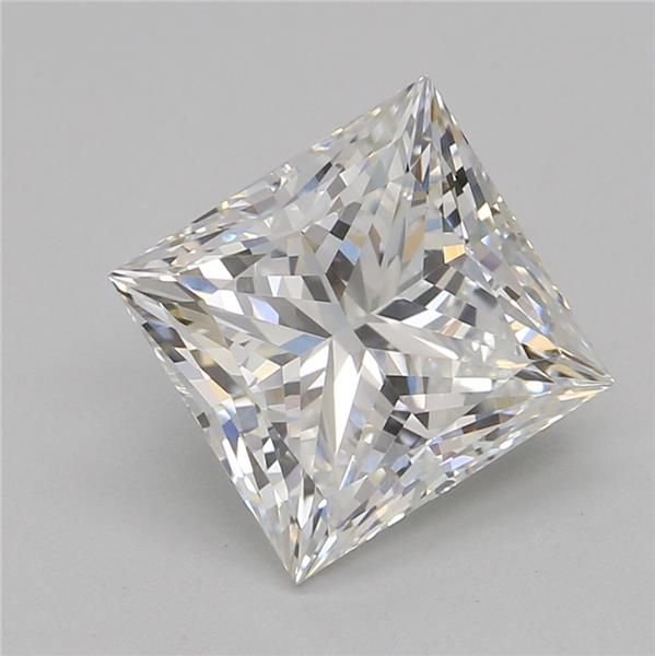 1.57ct E VVS2 Rare Carat Ideal Cut Princess Lab Grown Diamond