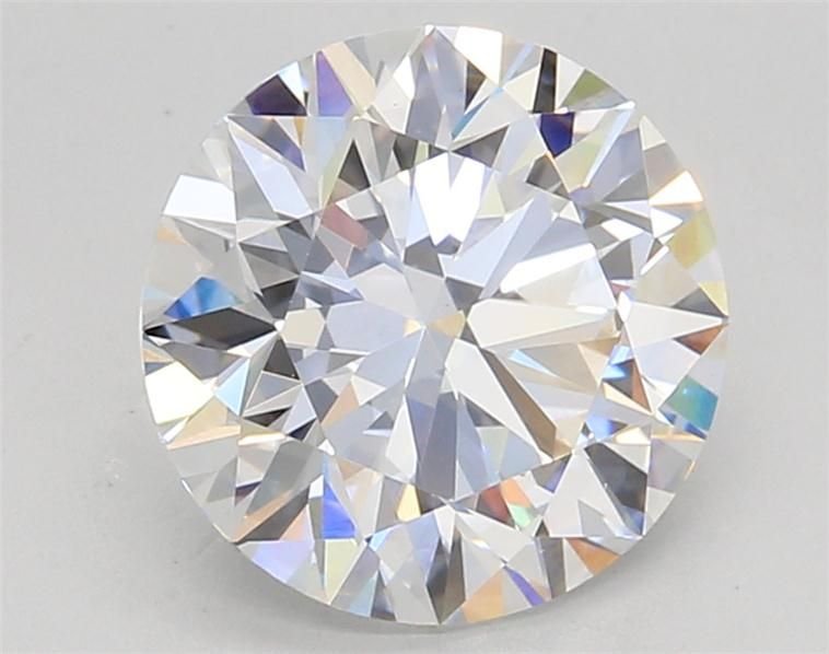3.09ct D VS1 Rare Carat Ideal Cut Round Lab Grown Diamond