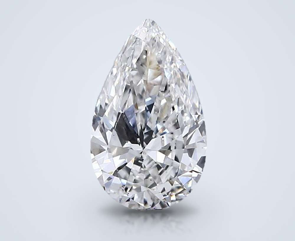 1.00 Carat Pear Lab Diamond