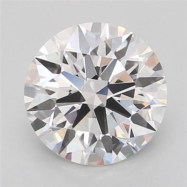 4.05ct F VVS2 Rare Carat Ideal Cut Round Lab Grown Diamond