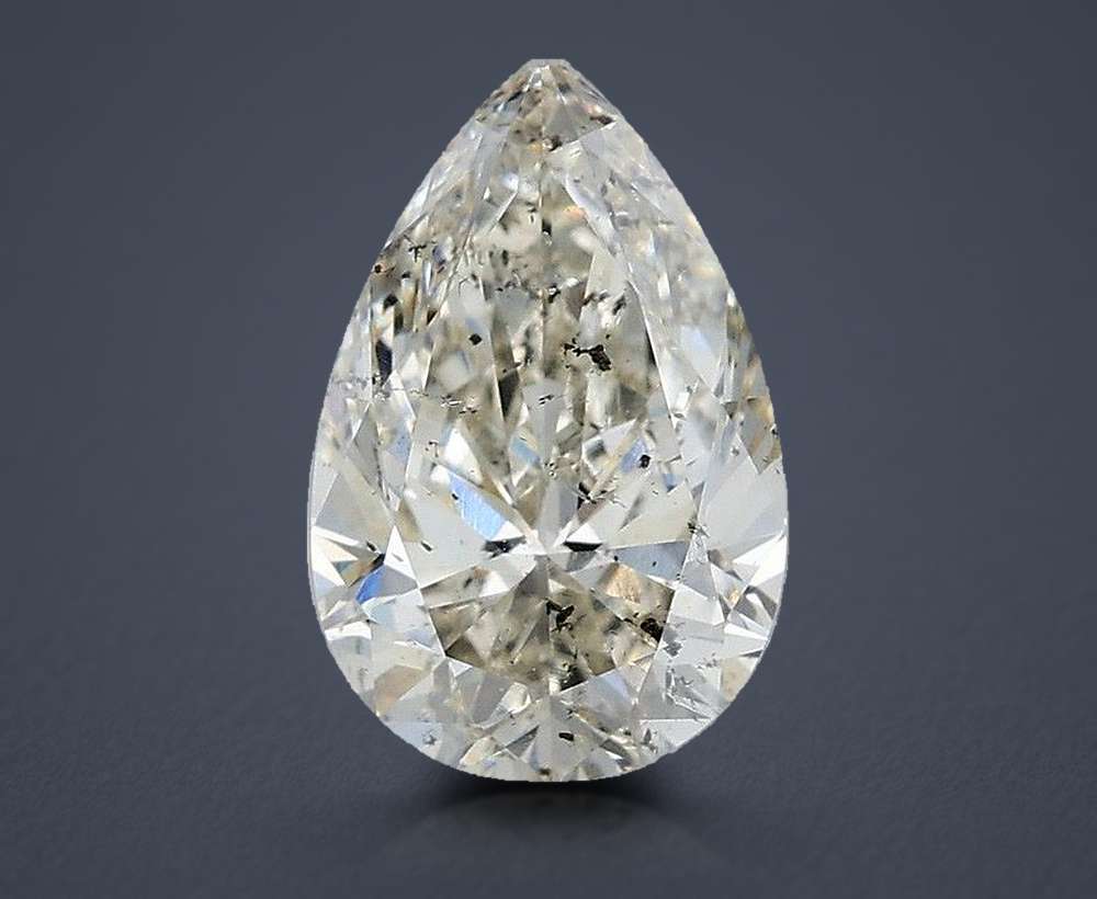 2.01 Carat Pear Natural Diamond