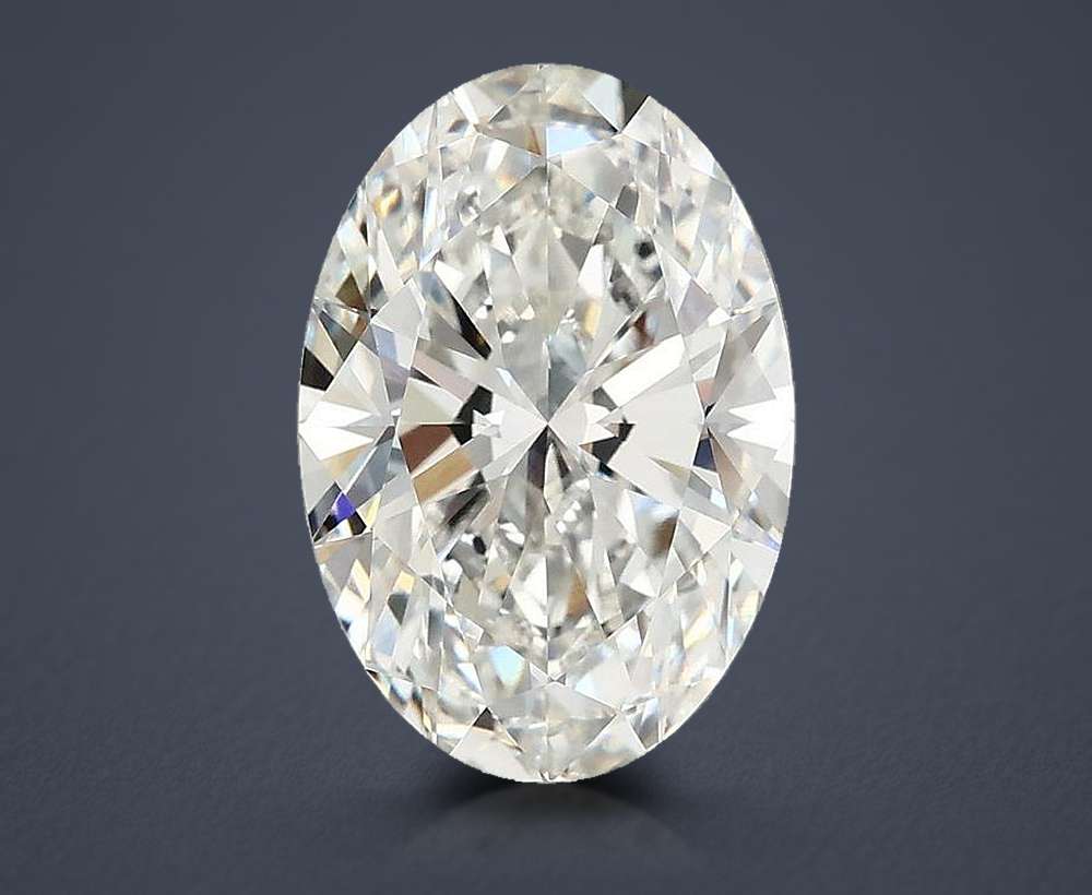 3.80 Carat Oval Lab Diamond