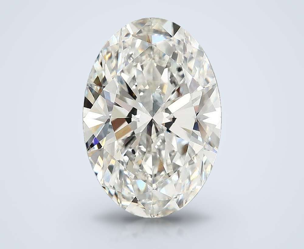 3.80 Carat Oval Lab Diamond