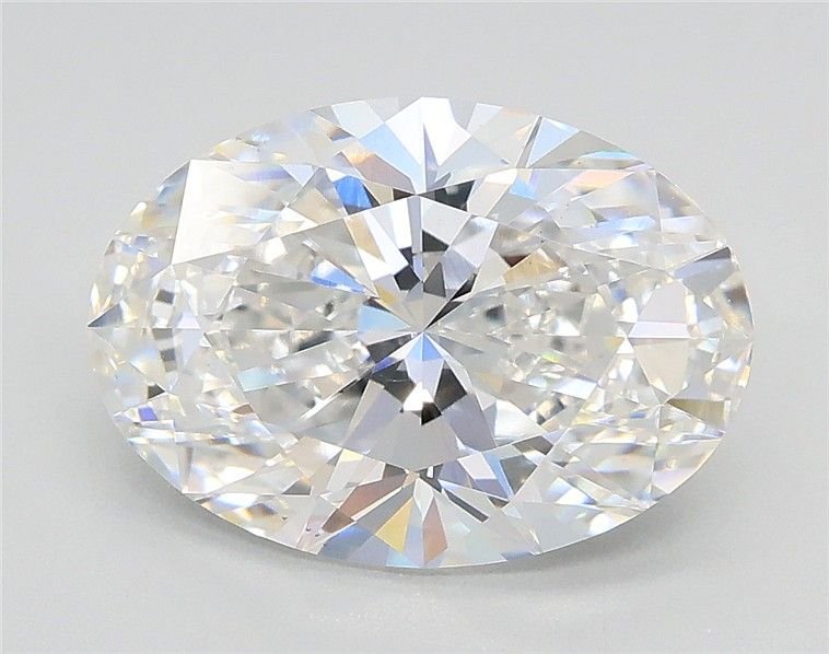 3.04ct E VS1 Rare Carat Ideal Cut Oval Lab Grown Diamond