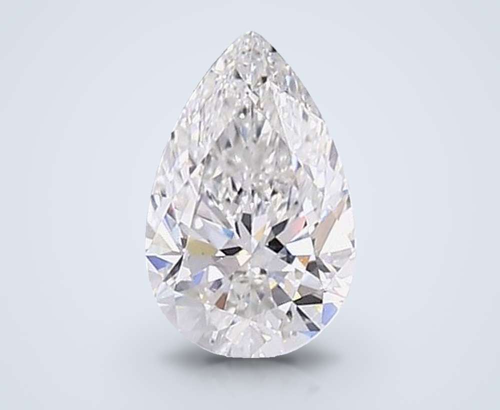 3.07 Carat Pear Lab Diamond