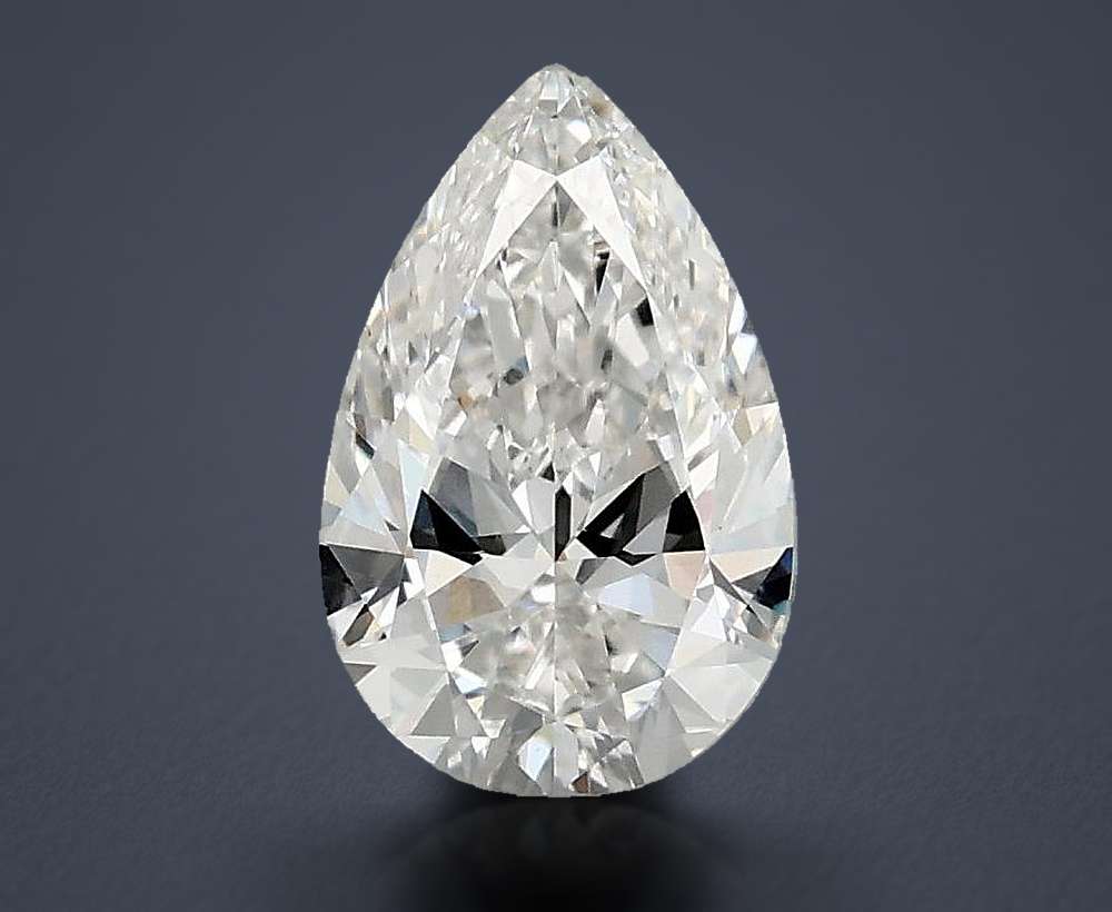 1.00 Carat Pear Lab Diamond