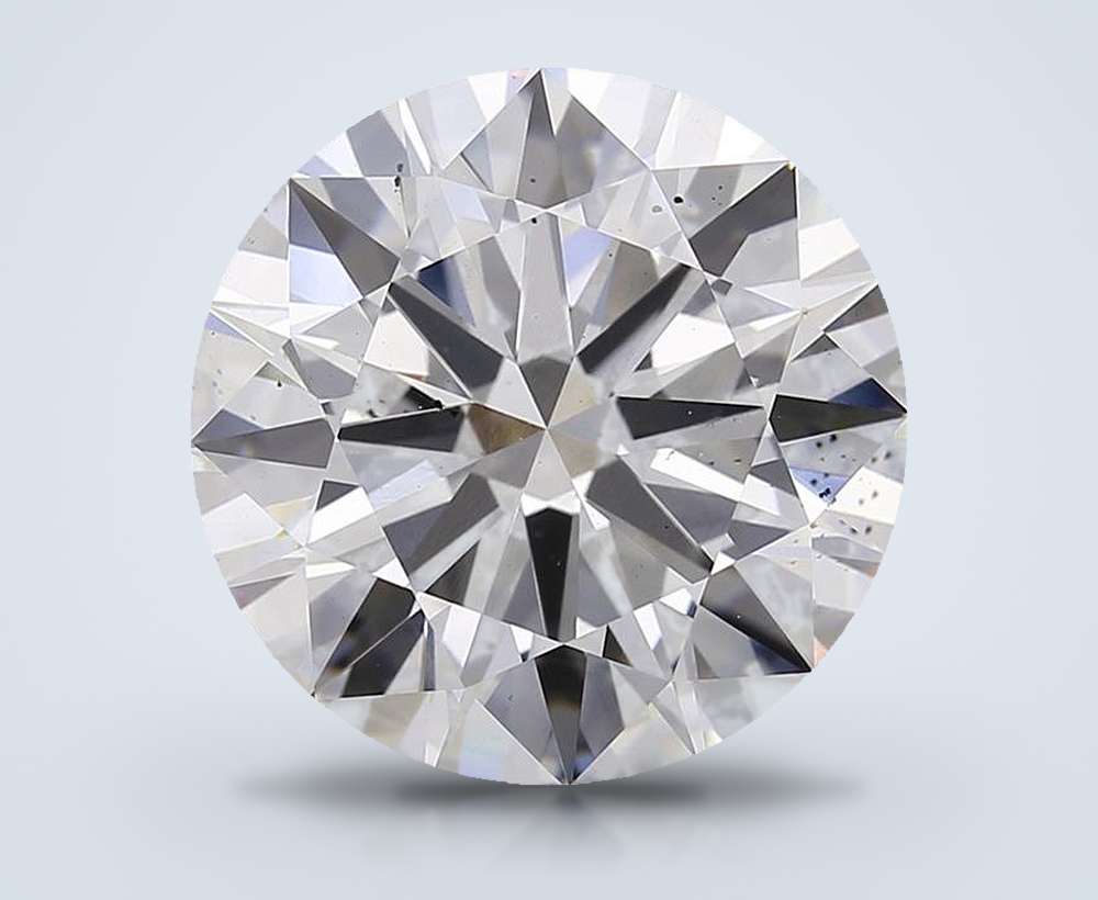 7.68 Carat Round Lab Diamond