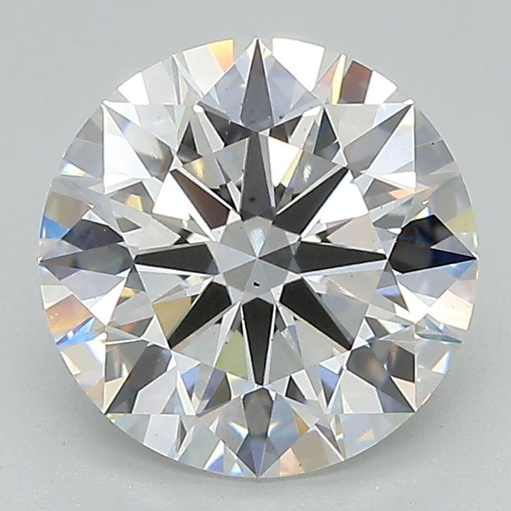 2.60ct G VS2 Rare Carat Ideal Cut Round Lab Grown Diamond