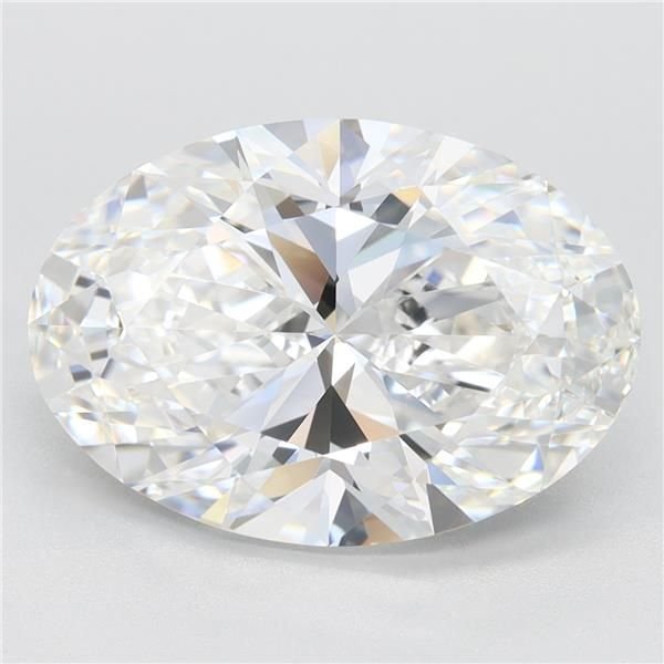 6.09ct F VVS2 Excellent Cut Oval Lab Grown Diamond