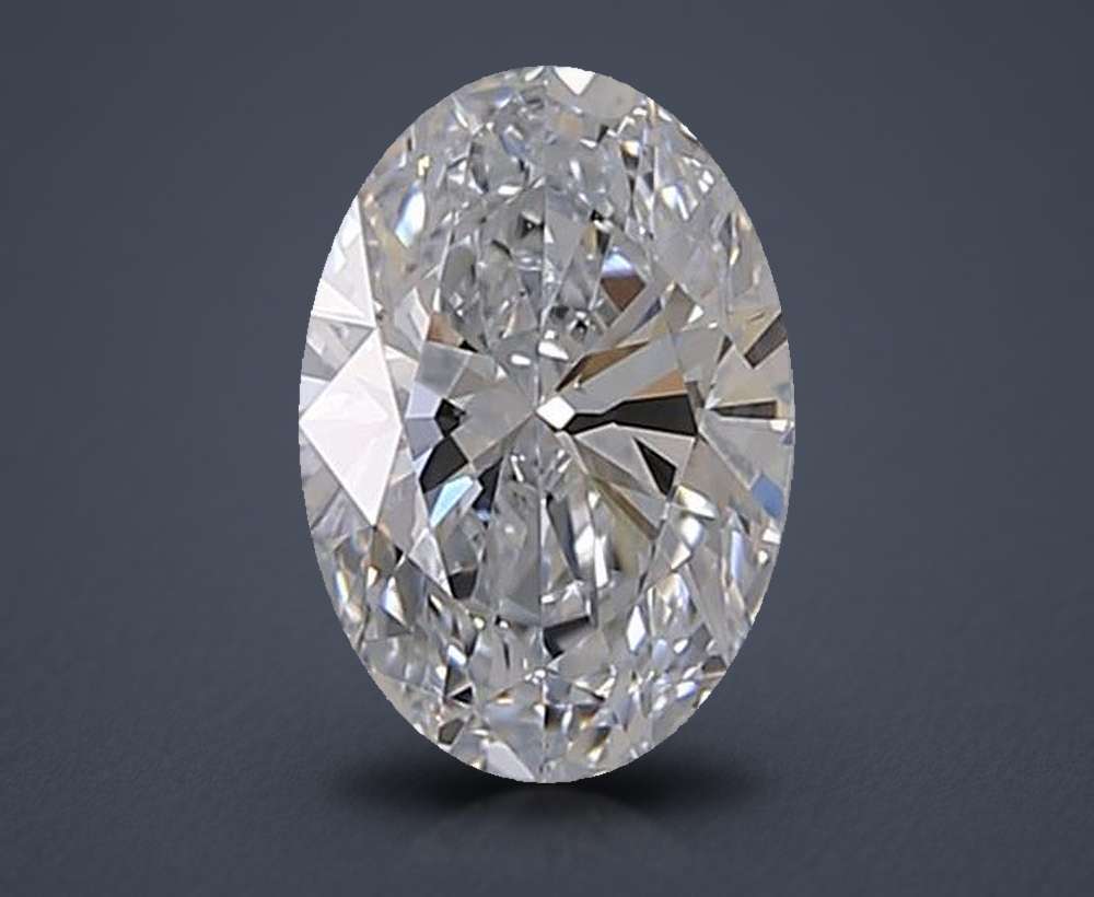 0.67 Carat Oval Lab Diamond