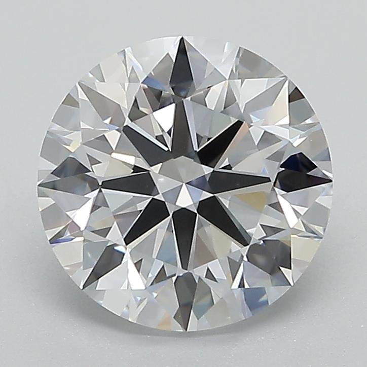 2.18ct F VVS1 Rare Carat Ideal Cut Round Lab Grown Diamond