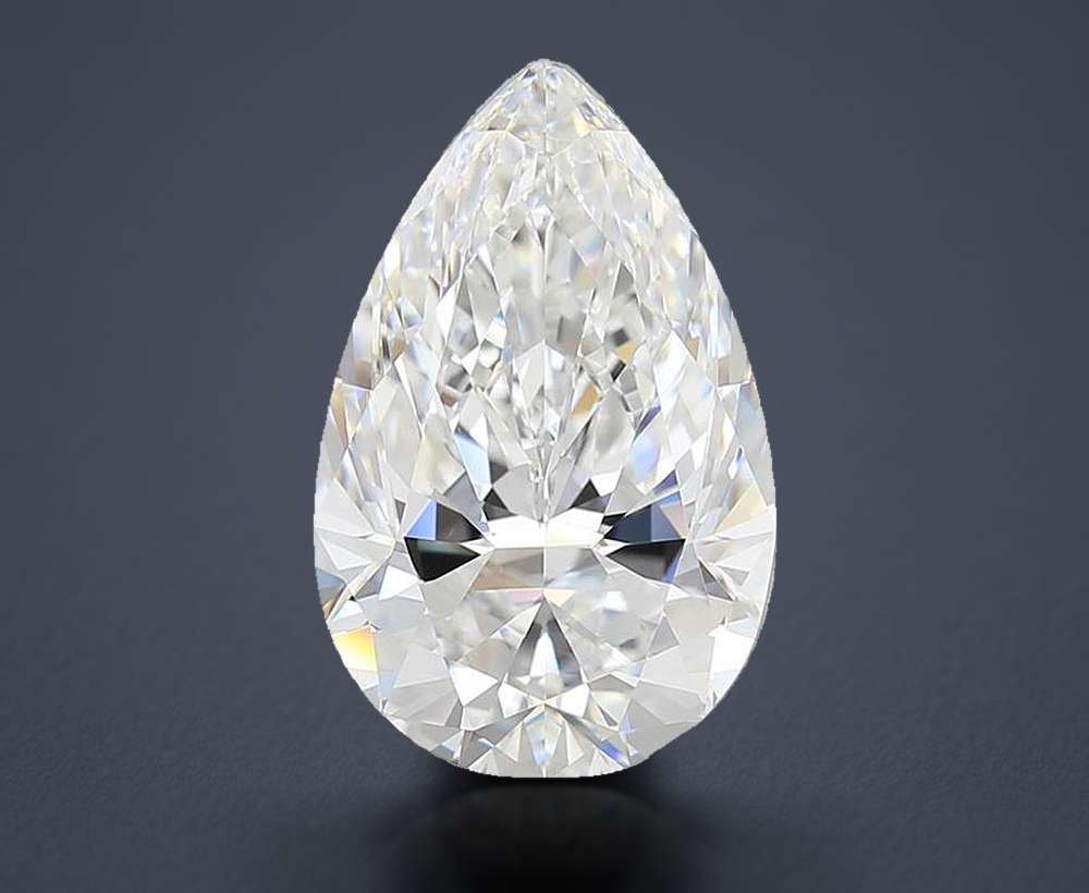 5.01 Carat Pear Natural Diamond