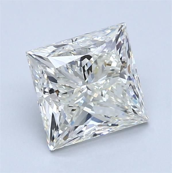 1.91ct J SI2 Rare Carat Ideal Cut Princess Diamond