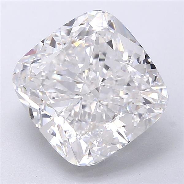 4.53ct E VVS2 Rare Carat Ideal Cut Cushion Lab Grown Diamond